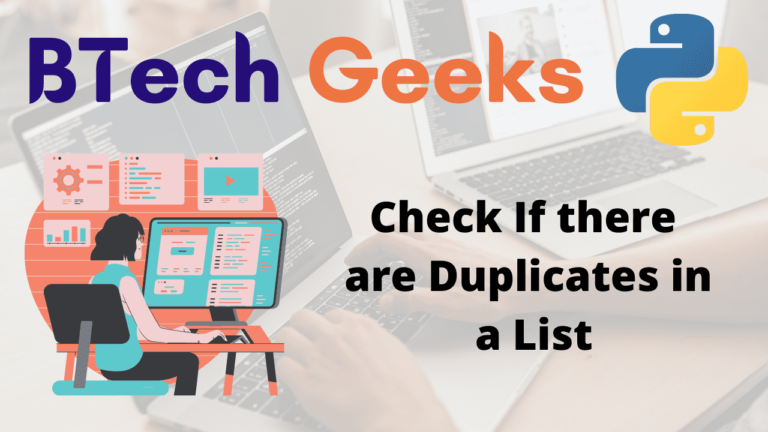 Check For Duplicates In A List In Python