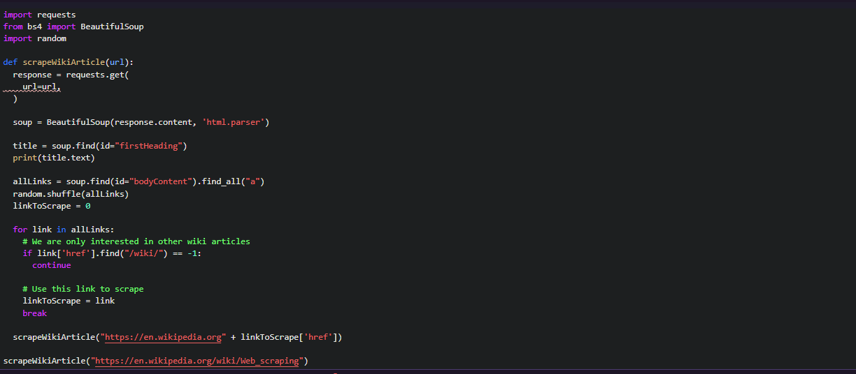 How to Scrape Wikipedia Articles with Python 4