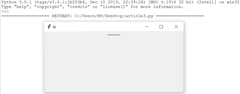 Python GUI Programming With Tkinter - Python Programs