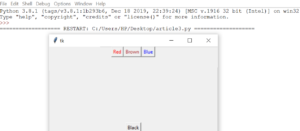 Python GUI Programming With Tkinter - Python Programs
