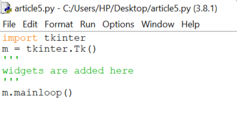 Python GUI Programming With Tkinter - Python Programs