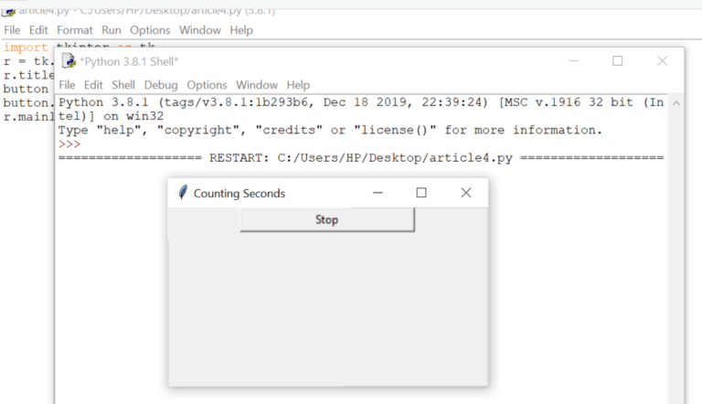 Python GUI Programming With Tkinter - Python Programs
