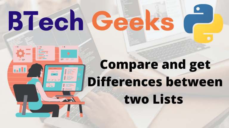 compare-and-get-differences-between-two-lists-in-python-python-programs