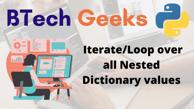 Python: Iterate/Loop over all Nested Dictionary values - Python Programs