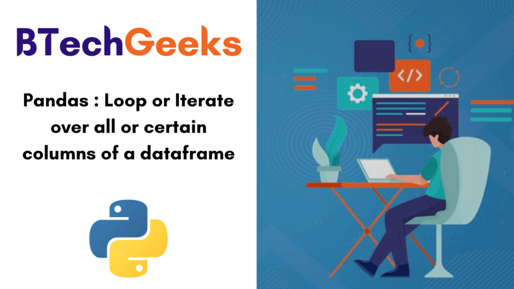 Pandas- Loop or Iterate over all or certain columns of a dataframe