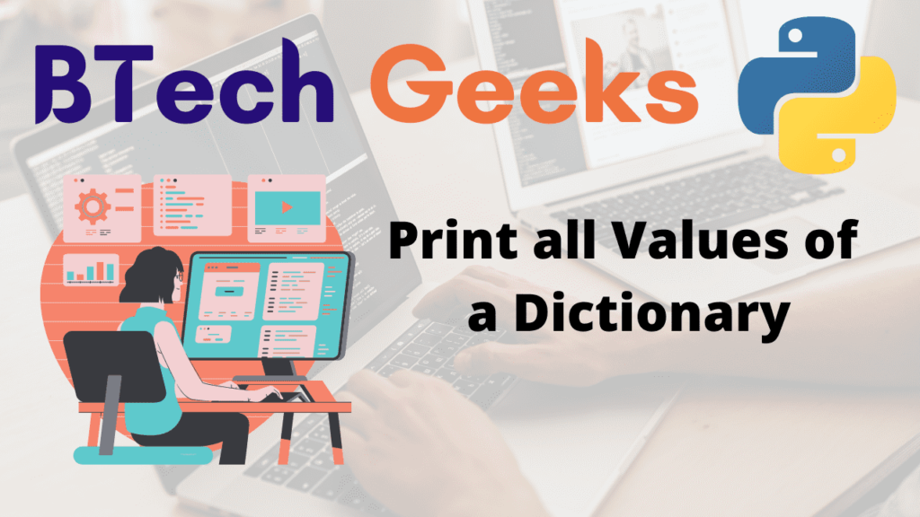 Print all Values of a Dictionary