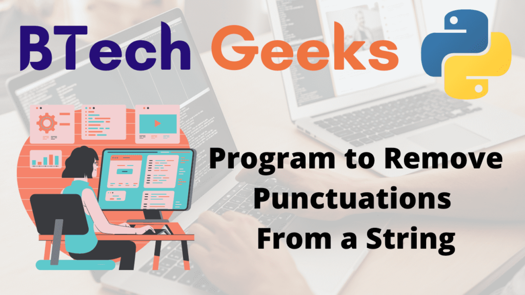 Program to Remove Punctuations From a String