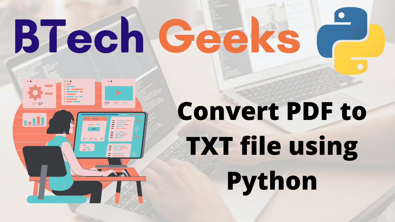 Convert PDF to TXT file using Python - Python Programs
