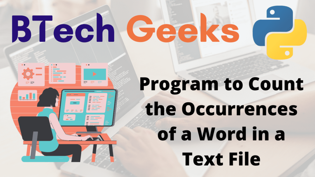Program to Count the Occurrences of a Word in a Text File
