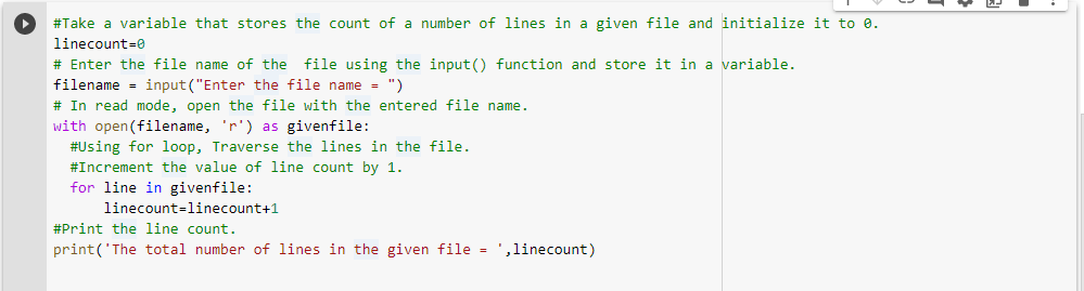 Python Program To Count The Number Of Lines In A Text File Python