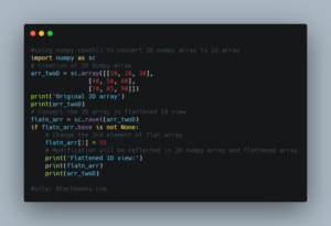 Python Numpy: flatten() vs ravel() | Difference between the ravel numpy ...