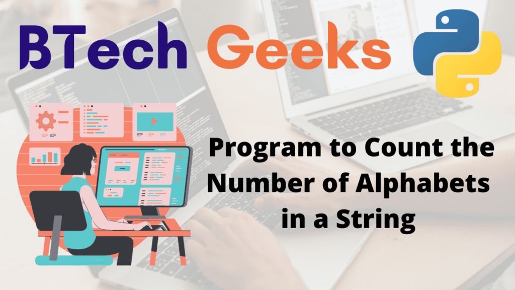 Program to Count the Number of Alphabets in a String