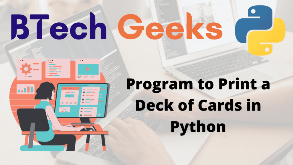 Program to Print a Deck of Cards in Python