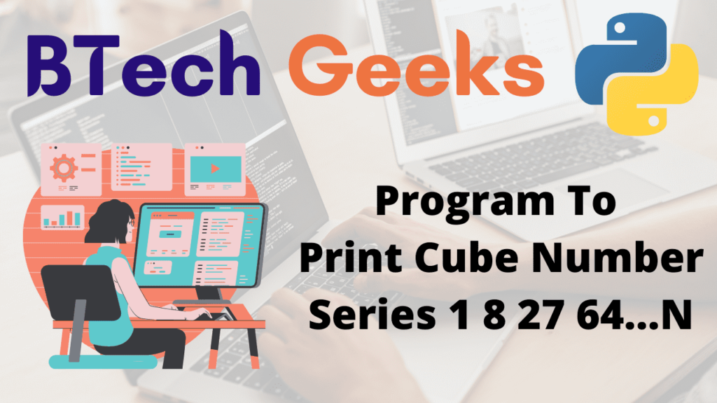 Program To Print Cube Number Series 1 8 27 64...N