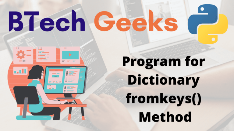 Python Program for Dictionary fromkeys() Method - Python Programs